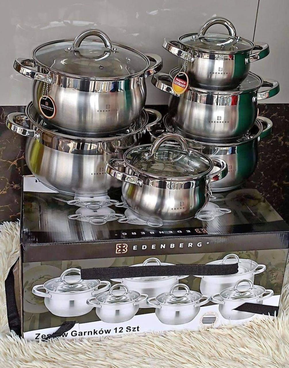 12 pcs stainless steel Edenberg