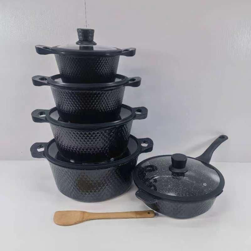 Bosch 11pc Cookware with Silicone lid covers