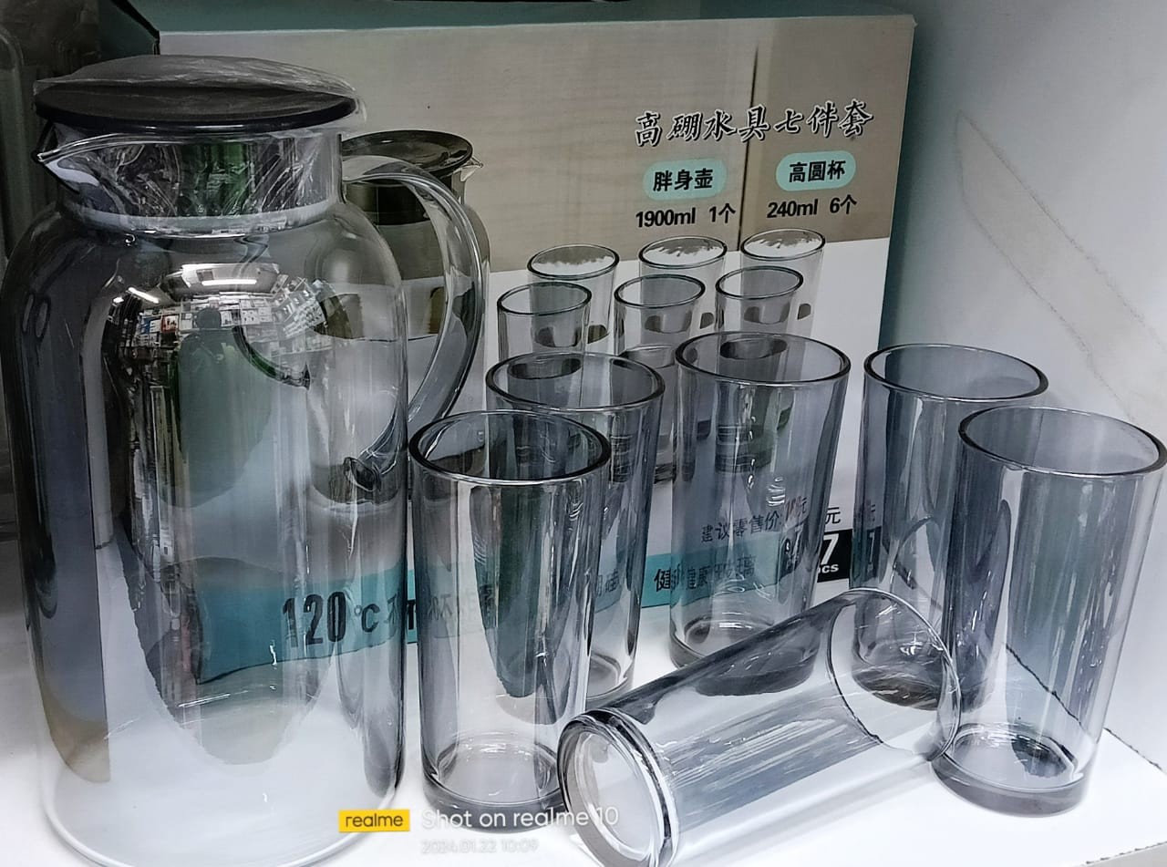 6pcswater glasses+1water jug