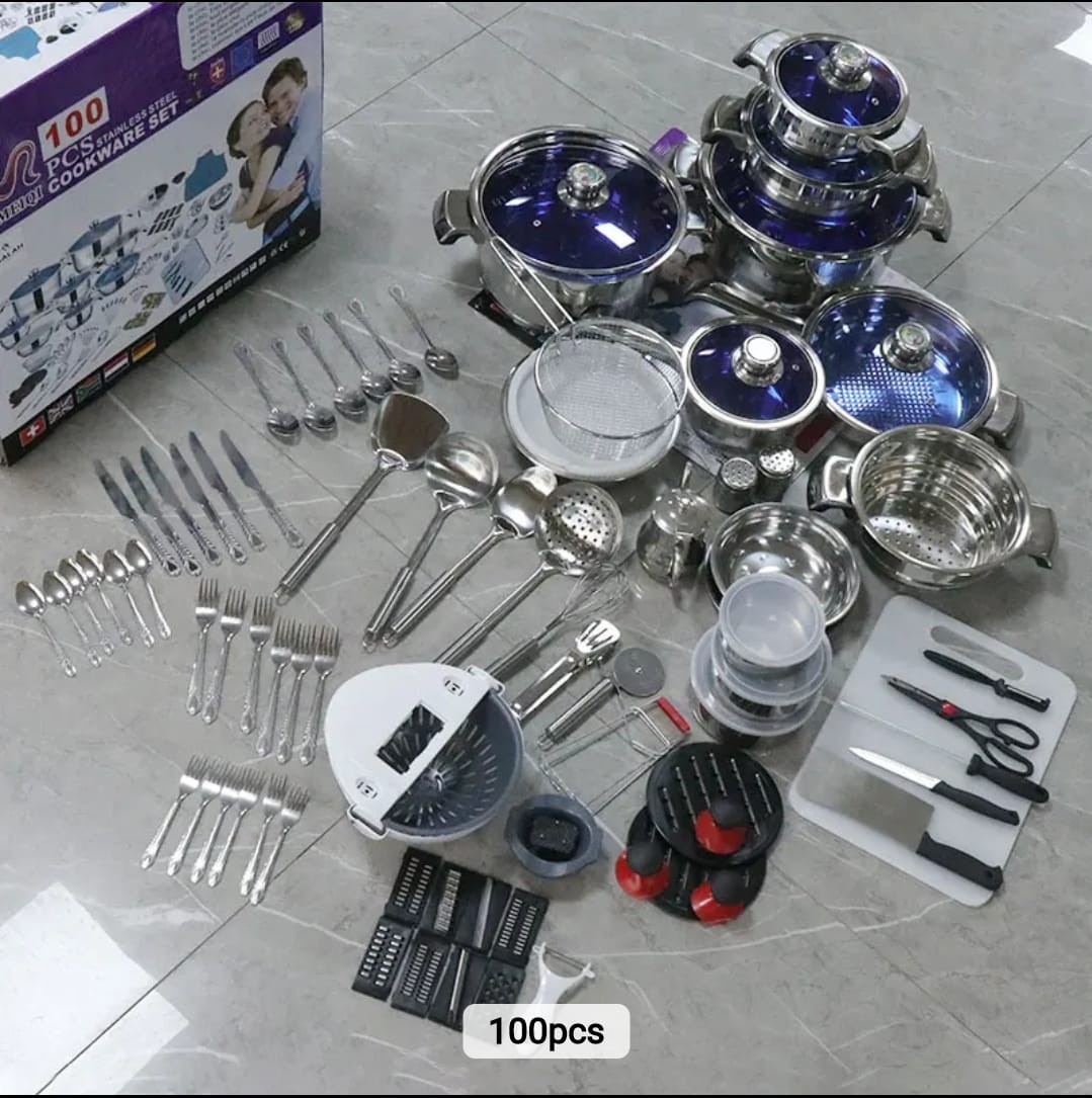 100 pcs Cook ware set