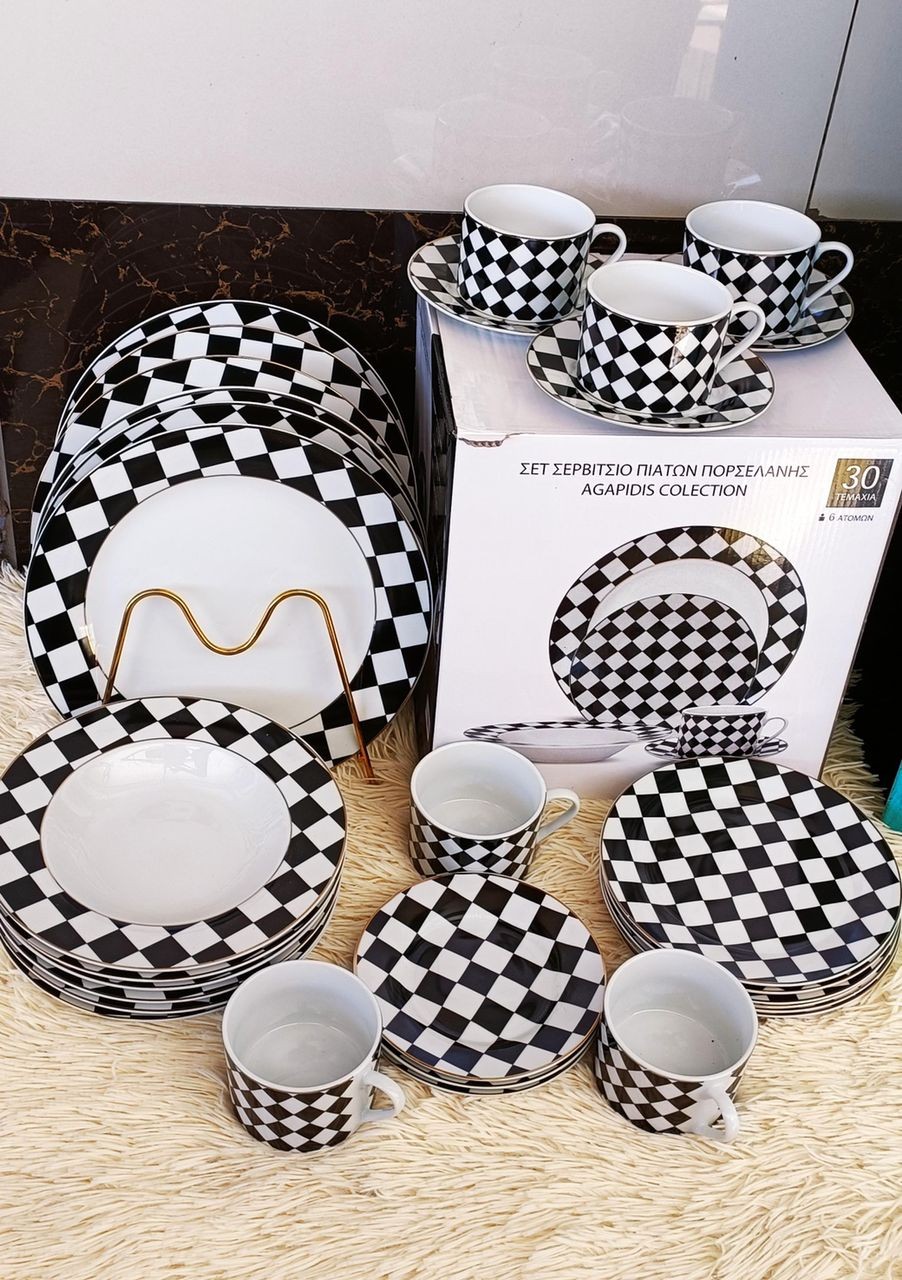 SET OF PORCELAIN DISHES 30 PCS SET