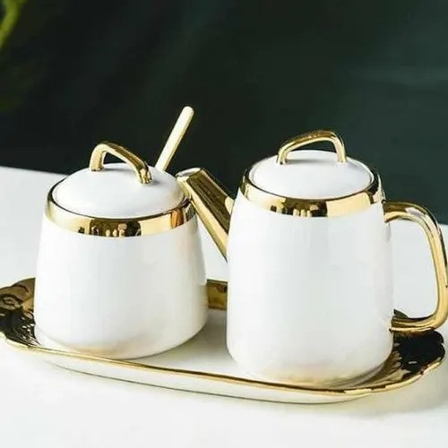 2pc kettle n sugar-dish.