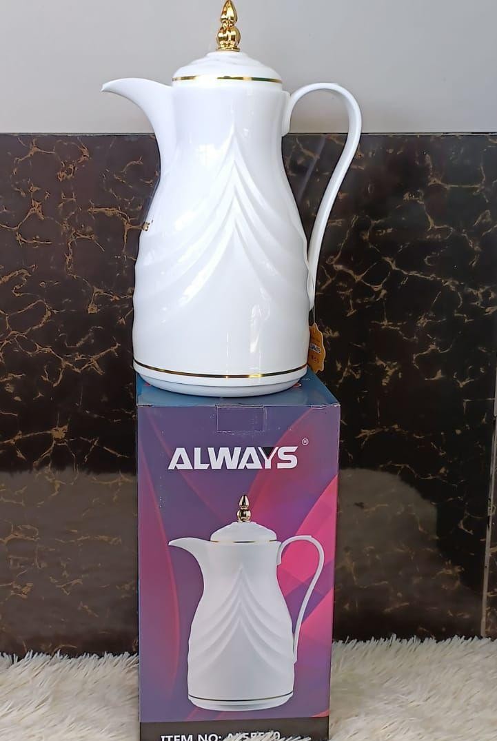 Flask 1ltr Always Breakable  White